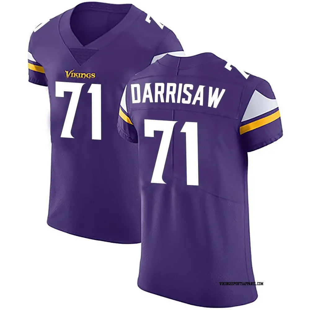 Elite Purple Men s Christian Darrisaw Minnesota Vikings Team Color Vapor Untouchable Jersey Vikings Store
