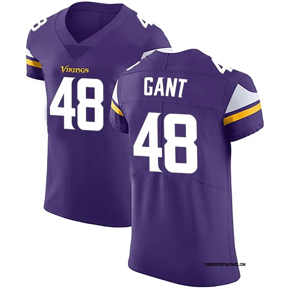 Elite Purple Men s Dallas Gant Minnesota Vikings Team Color Vapor Untouchable Jersey Vikings Store