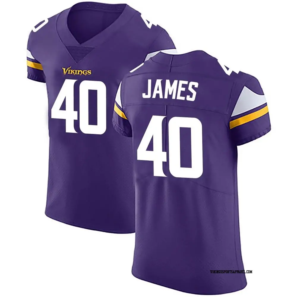 Elite Purple Men s Ty James Minnesota Vikings Team Color Vapor Untouchable Jersey Vikings Store
