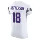 Elite White Men's Justin Jefferson Minnesota Vikings Alternate Vapor F.U.S.E. Jersey
