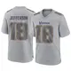 Game Gray Men's Justin Jefferson Minnesota Vikings Atmosphere Fashion Jersey
