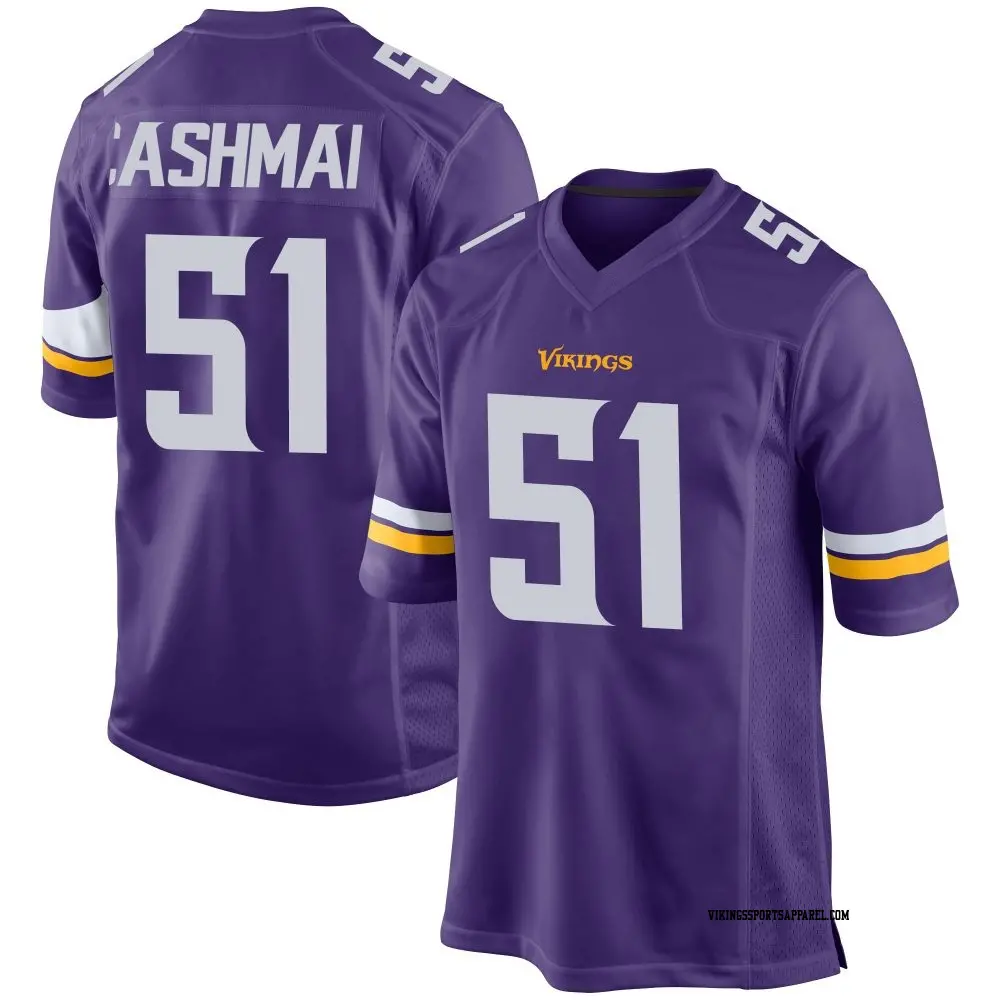 Game Purple Men s Blake Cashman Minnesota Vikings Team Color Jersey Vikings Store
