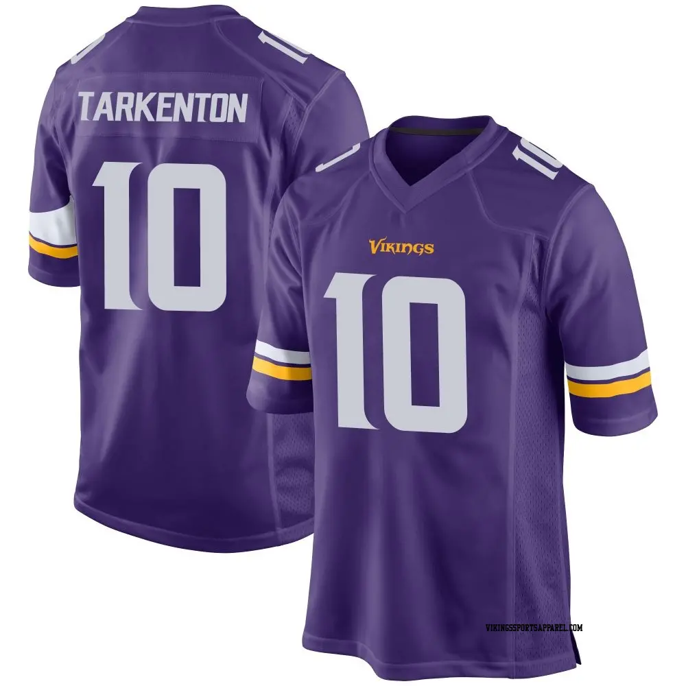 Game Purple Men's Fran Tarkenton Minnesota Vikings Team Color Jersey