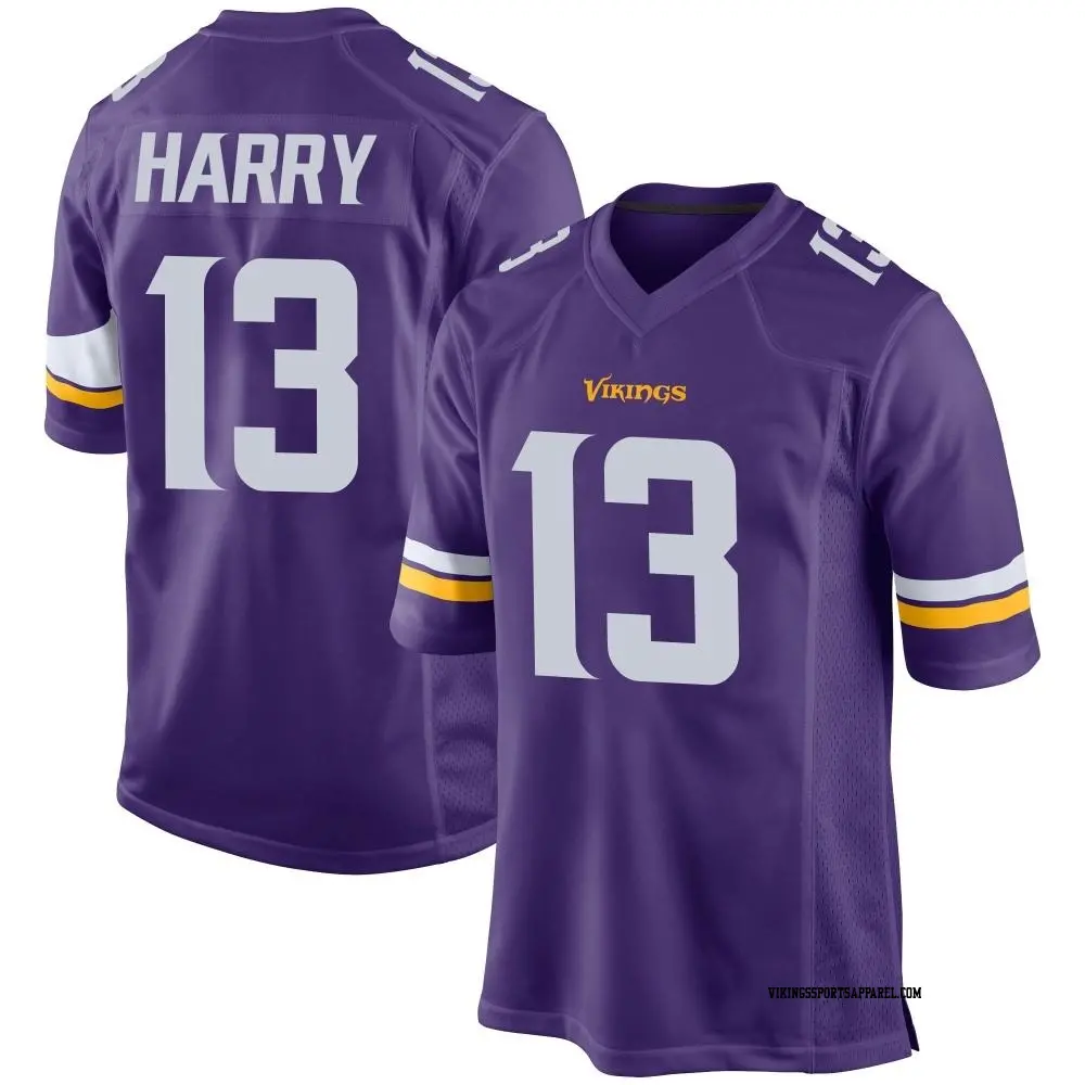 Game Purple Men s N Keal Harry Minnesota Vikings Team Color Jersey Vikings Store