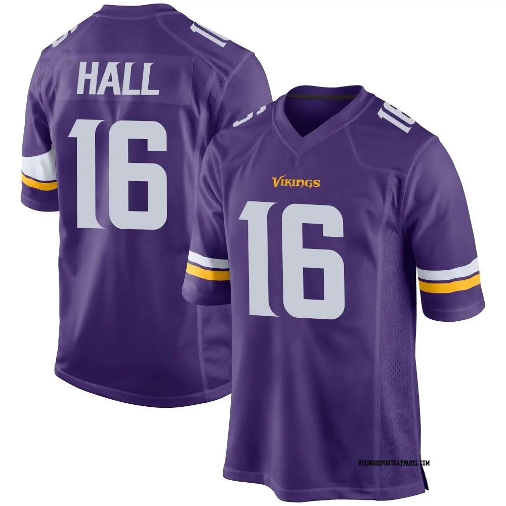 Game Purple Youth Jaren Hall Minnesota Vikings Team Color Jersey Vikings Store