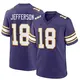 Game Purple Youth Justin Jefferson Minnesota Vikings Classic Jersey