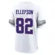 Game White Men's Ben Ellefson Minnesota Vikings Alternate Jersey