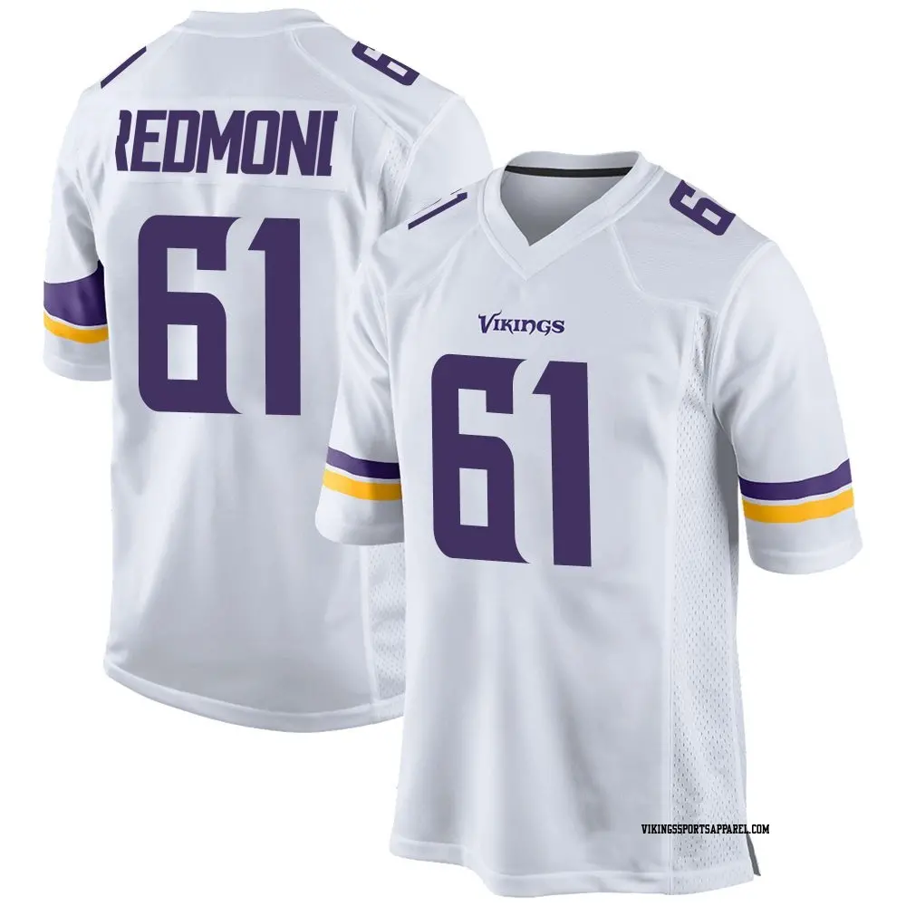 Game White Men's Jalen Redmond Minnesota Vikings Jersey
