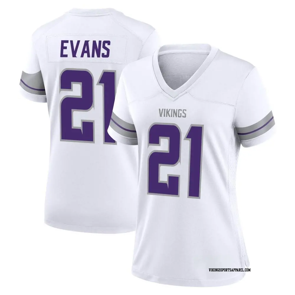 Game White Men s Akayleb Evans Minnesota Vikings Alternate Jersey Vikings Store