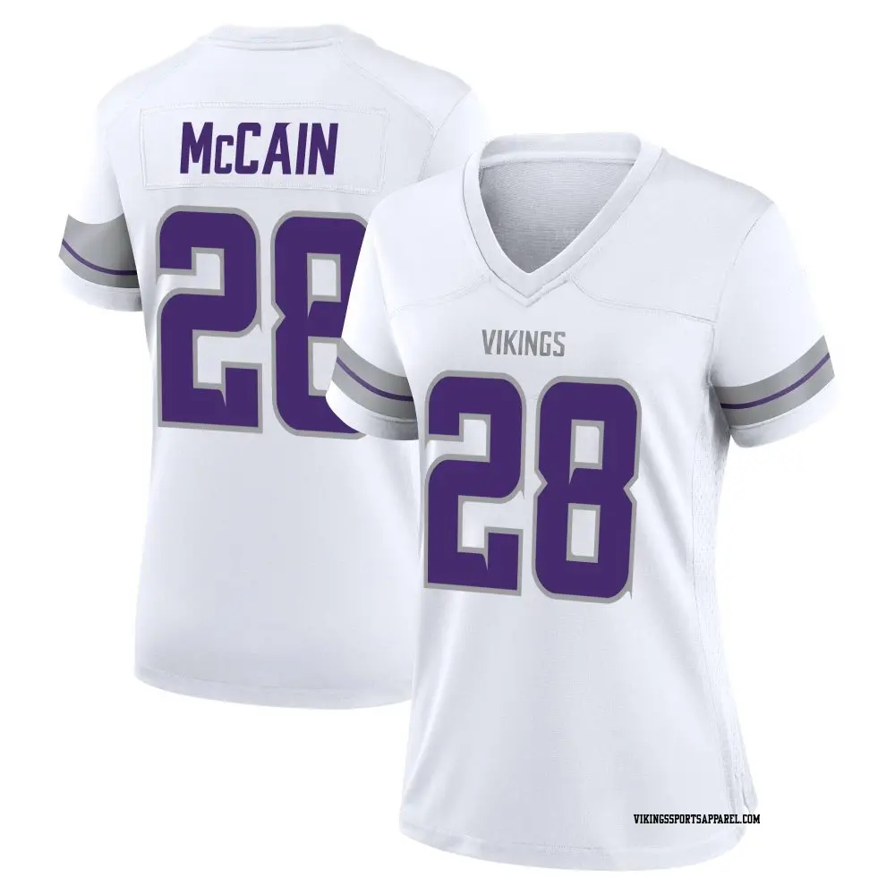 Game White Women's Bobby McCain Minnesota Vikings Alternate Jersey