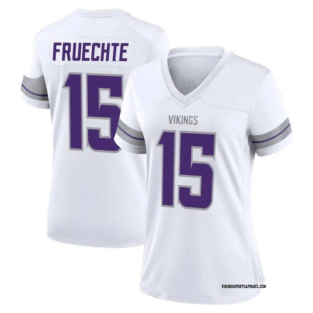 Game White Women's Isaac Fruechte Minnesota Vikings Alternate Jersey