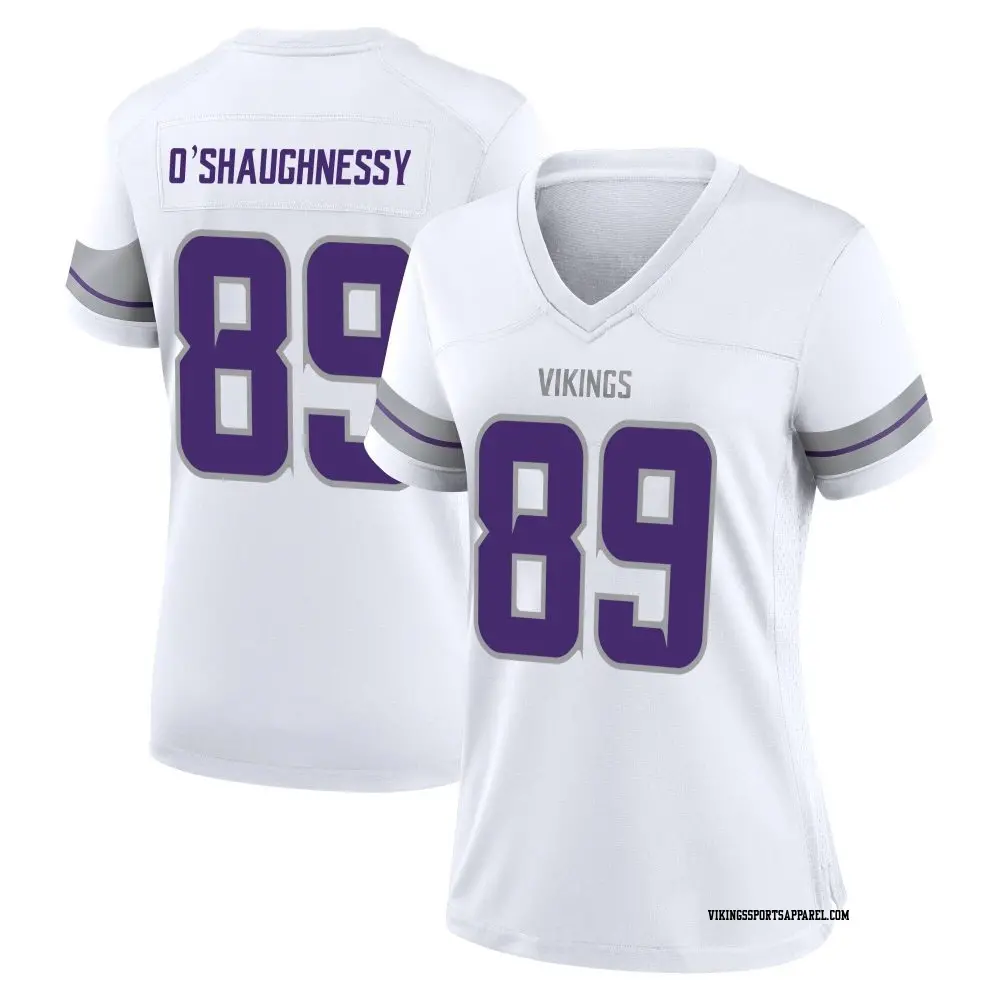 Game White Women's James O'Shaughnessy Minnesota Vikings Alternate Jersey