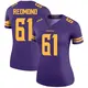 Legend Purple Women's Jalen Redmond Minnesota Vikings Color Rush Jersey