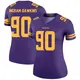 Legend Purple Women's Tyrion Ingram-Dawkins Minnesota Vikings Color Rush Jersey