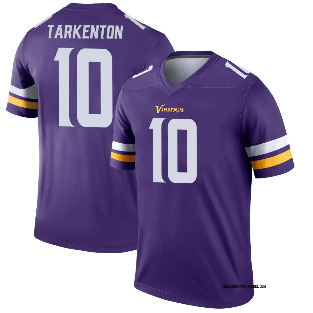 Legend Purple Youth Fran Tarkenton Minnesota Vikings Jersey