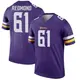 Legend Purple Youth Jalen Redmond Minnesota Vikings Jersey