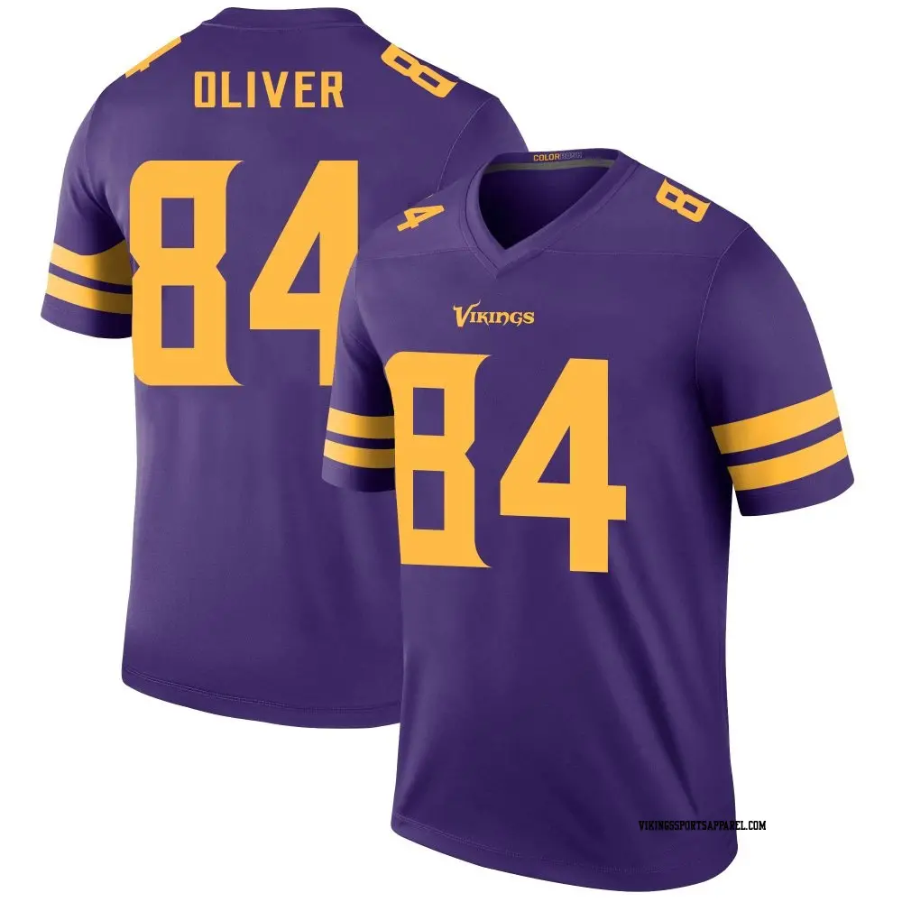 Legend Purple Youth Josh Oliver Minnesota Vikings Jersey Vikings Store