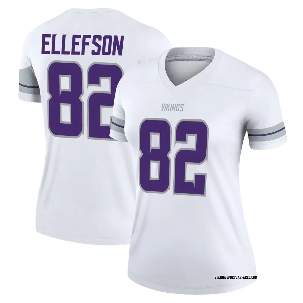 Legend White Women's Ben Ellefson Minnesota Vikings Alternate Jersey