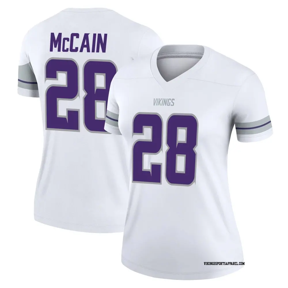 Legend White Women's Bobby McCain Minnesota Vikings Alternate Jersey