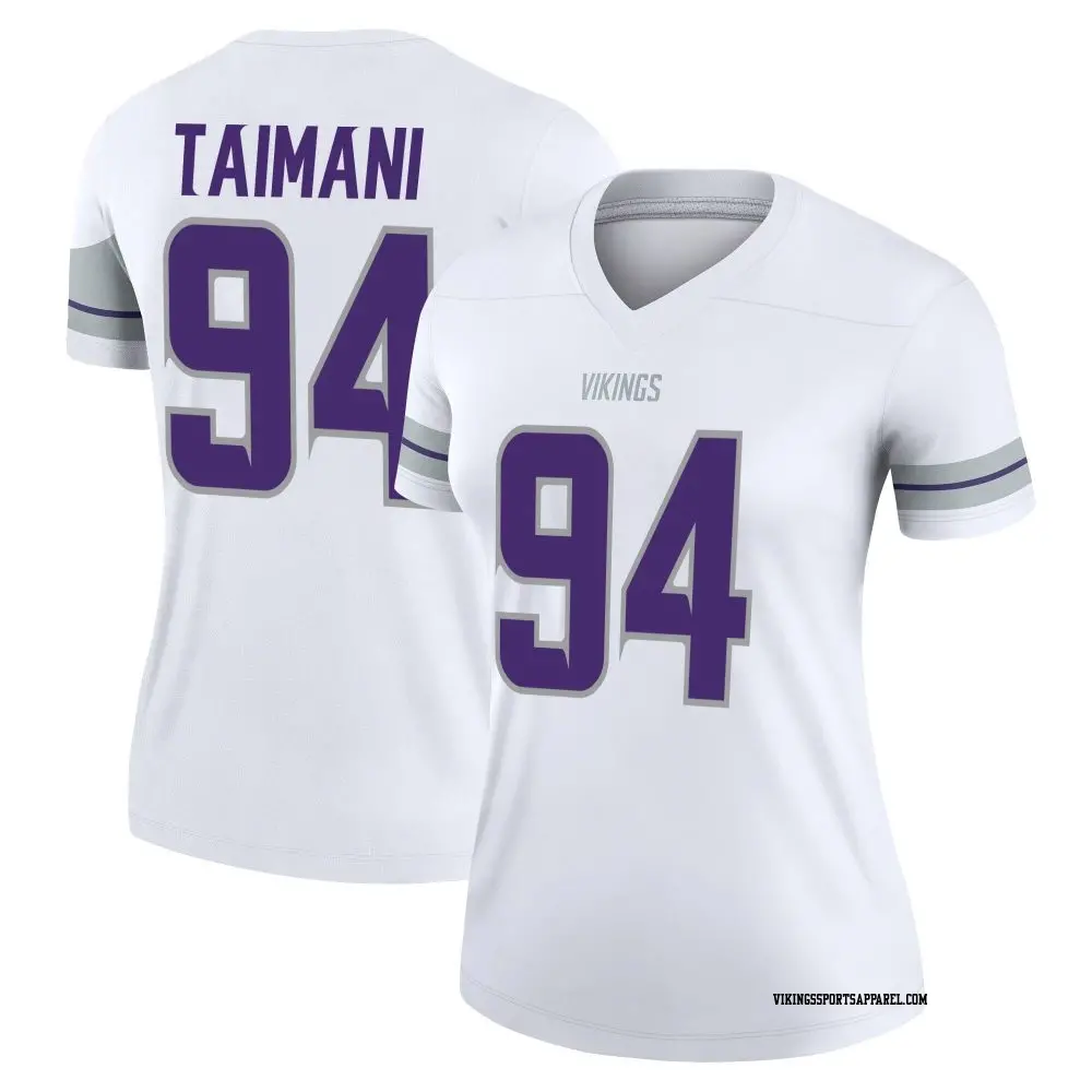 Legend White Women's Taki Taimani Minnesota Vikings Alternate Jersey