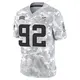 Limited Arctic Camo Men's Jonah Williams Minnesota Vikings 2024 Salute to Service Jersey