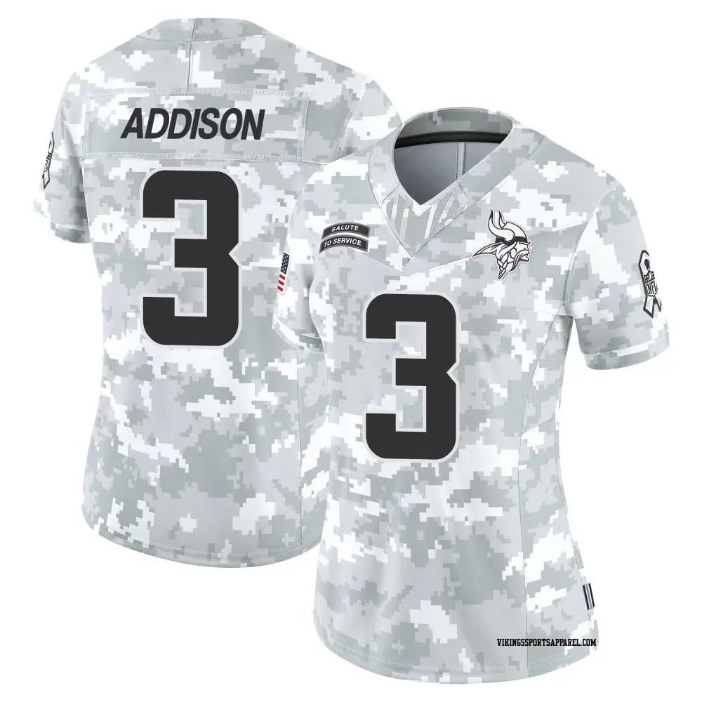 売れ筋商品|||ナイキ カットソー トップス レディース Women's Jordan Addison White Minnesota Vikings Alternate Legend Jersey White Women's Nike Jordan Addison White Minnesota Vikings