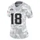 Limited Arctic Camo Women's Justin Jefferson Minnesota Vikings 2024 Salute to Service Jersey
