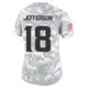 Limited Arctic Camo Women's Justin Jefferson Minnesota Vikings 2024 Salute to Service Jersey