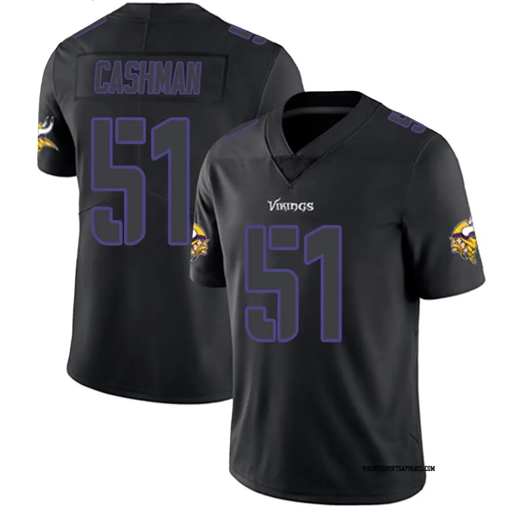 Limited Black Impact Men's Blake Cashman Minnesota Vikings Jersey