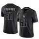 Limited Black Men's Jalen Redmond Minnesota Vikings Reflective Jersey