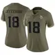 Limited Olive Women's Justin Jefferson Minnesota Vikings 2022 Salute To Service Jersey