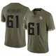 Limited Olive Youth Jalen Redmond Minnesota Vikings 2022 Salute To Service Jersey