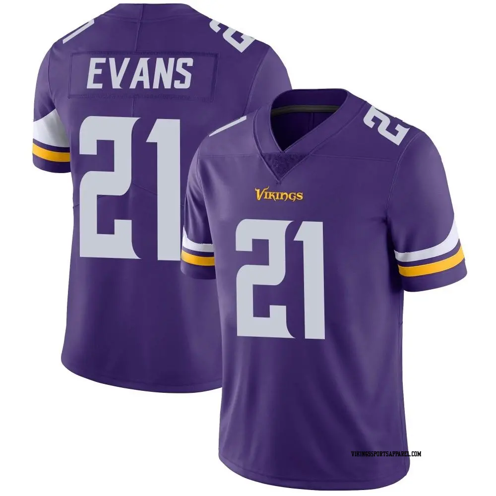 Limited Purple Men s Akayleb Evans Minnesota Vikings Team Color Vapor Untouchable Jersey Vikings Store
