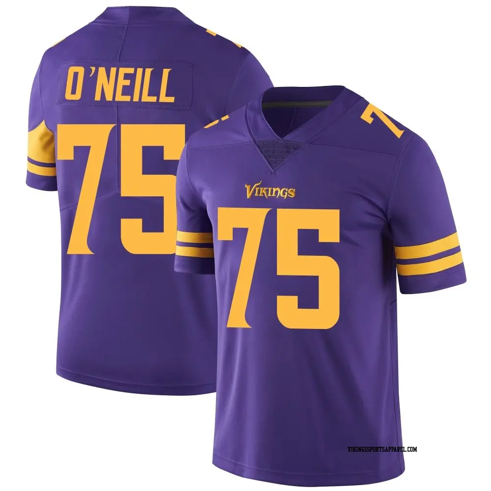 Limited Purple Men s Brian O Neill Minnesota Vikings Color Rush Jersey Vikings Store
