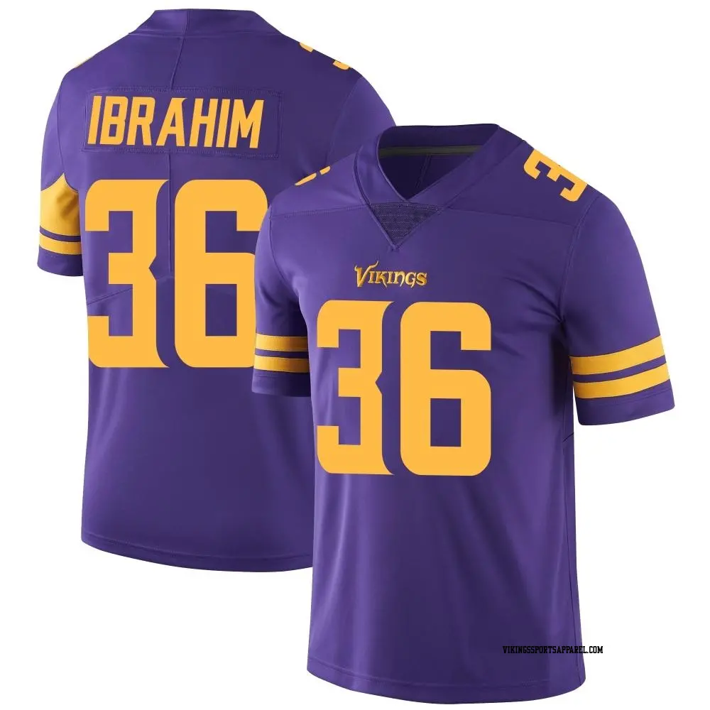 Limited Purple Men s Mohamed Ibrahim Minnesota Vikings Color Rush Jersey Vikings Store