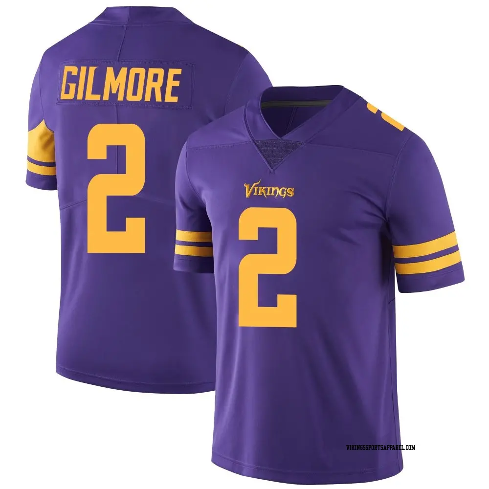 Limited Purple Men s Stephon Gilmore Minnesota Vikings Color Rush Jersey Vikings Store