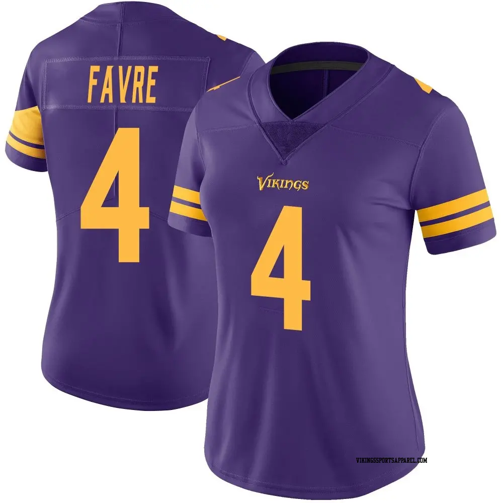 Women's brett favre jersey outlet