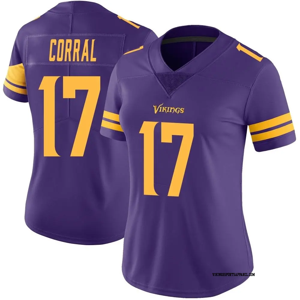 Limited Purple Women s Matt Corral Minnesota Vikings Color Rush Jersey Vikings Store
