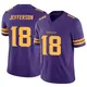 Limited Purple Youth Justin Jefferson Minnesota Vikings Alternate Vapor F.U.S.E. Jersey