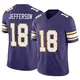Limited Purple Youth Justin Jefferson Minnesota Vikings Classic Vapor F.U.S.E. Jersey