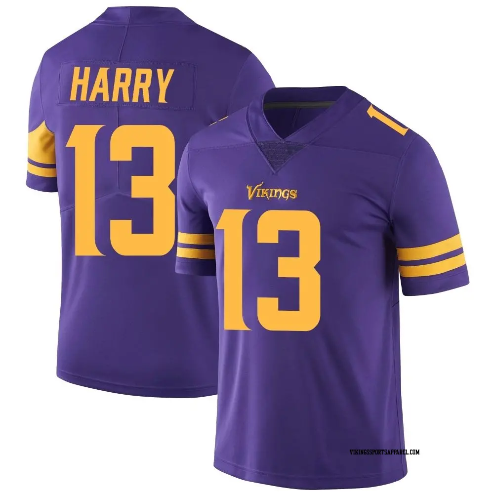Limited Purple Youth N Keal Harry Minnesota Vikings Color Rush Jersey Vikings Store
