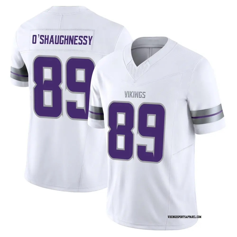 Limited White Men's James O'Shaughnessy Minnesota Vikings Alternate Vapor F.U.S.E. Jersey