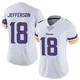 Limited White Women's Justin Jefferson Minnesota Vikings Vapor Untouchable Jersey