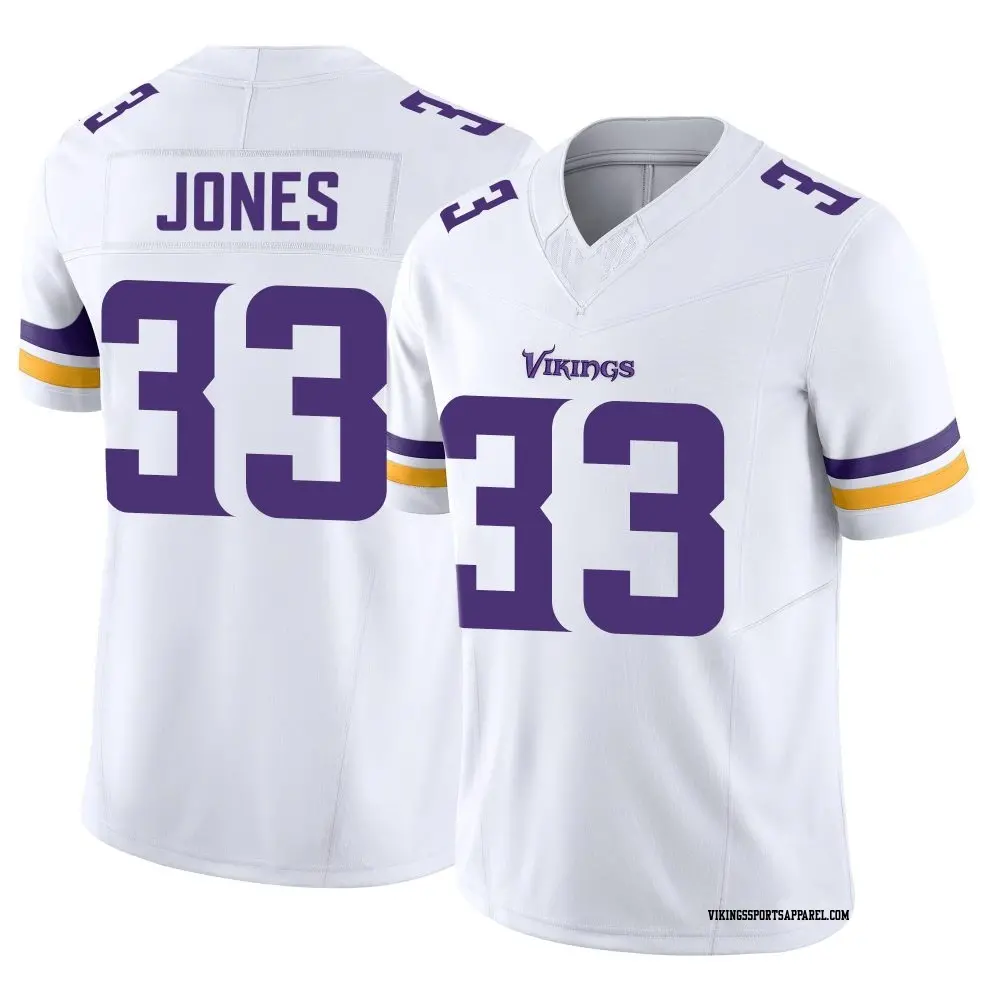Limited White Youth Aaron Jones Minnesota Vikings Vapor F.U.S.E. Jersey