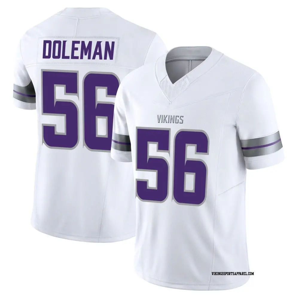 Limited White Youth Chris Doleman Minnesota Vikings Alternate Vapor F.U.S.E. Jersey
