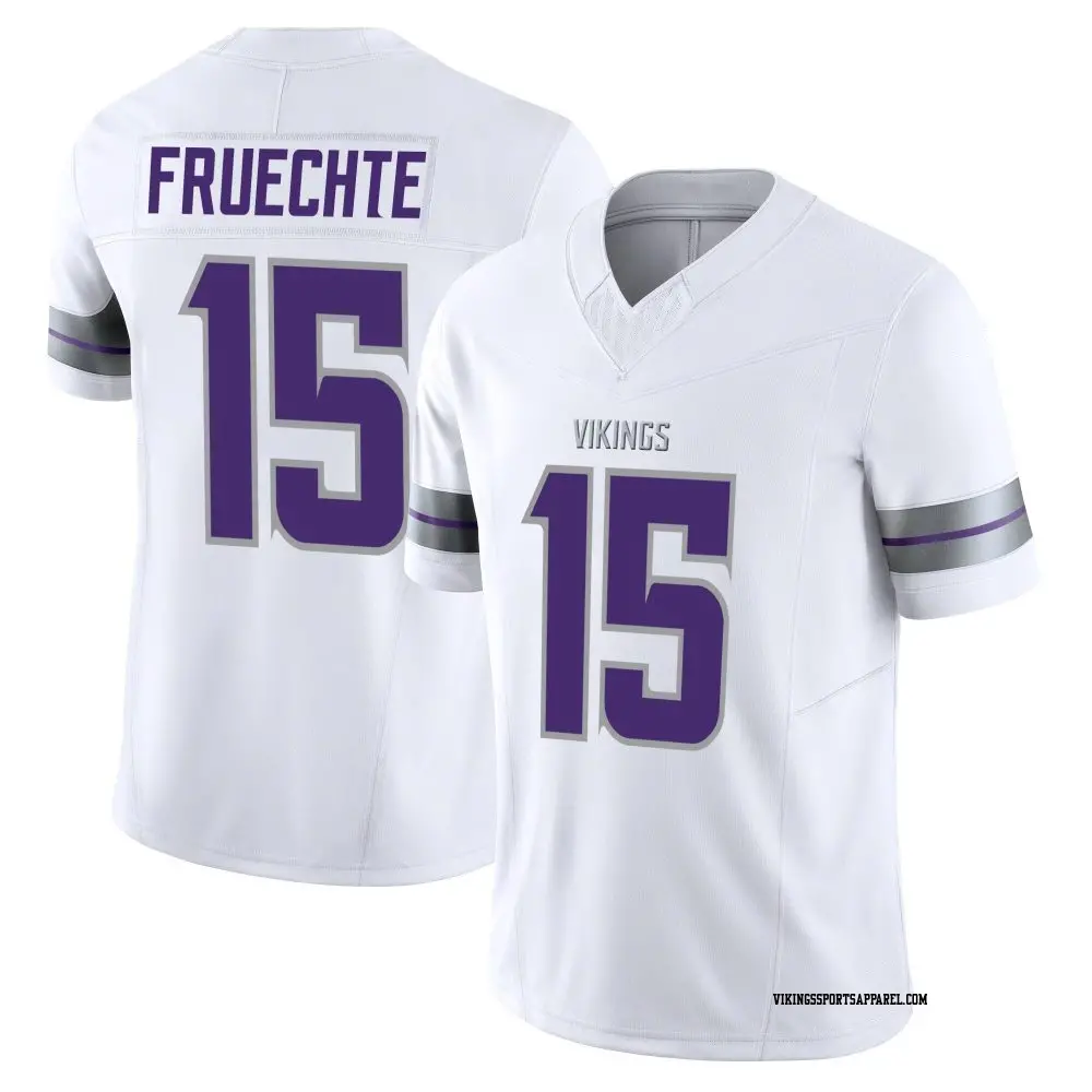 Limited White Youth Isaac Fruechte Minnesota Vikings Alternate Vapor F.U.S.E. Jersey